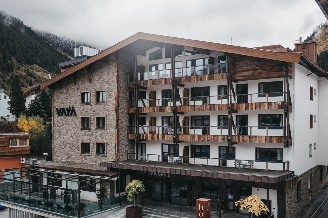 VAYA Galtür Österreich Außenansicht Profil VAYA Galtür Österreich Außenansicht Profil