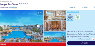 7 Nächte in Soma Bay im 5* Hotel mit All inclusive inkl. Flug für 1.265 € p.P. Steigenberger Ras Soma