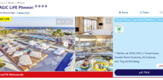 7 Nächte auf Rhodos im 4* Hotel mit All Inclusive inkl. Flug für 715 € p.P. TUI MAGIC LIFE Plimmiri